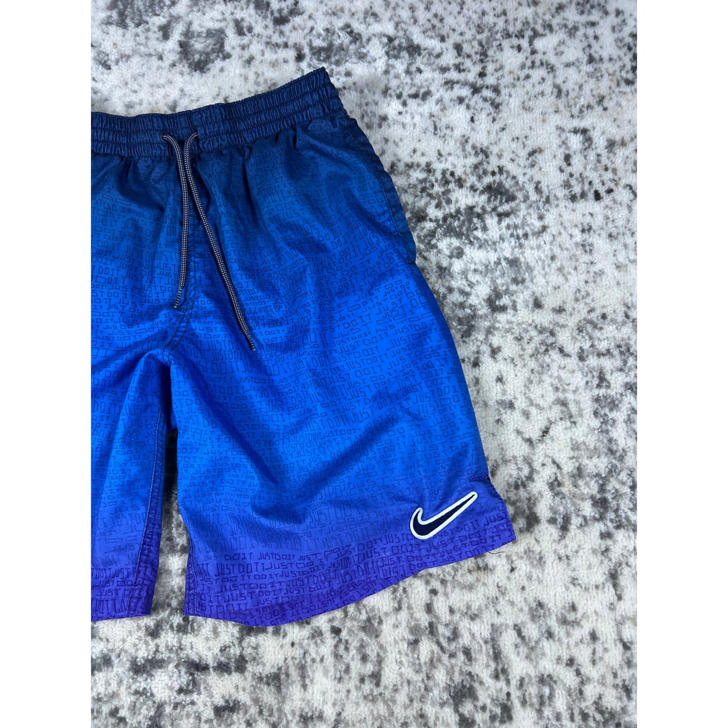 2000's Blue Nike Swoosh Shorts  - M