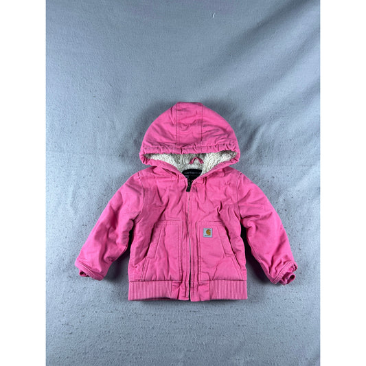 Carhartt Canvas  Sherpa Lined Jacket Toddler - 12M