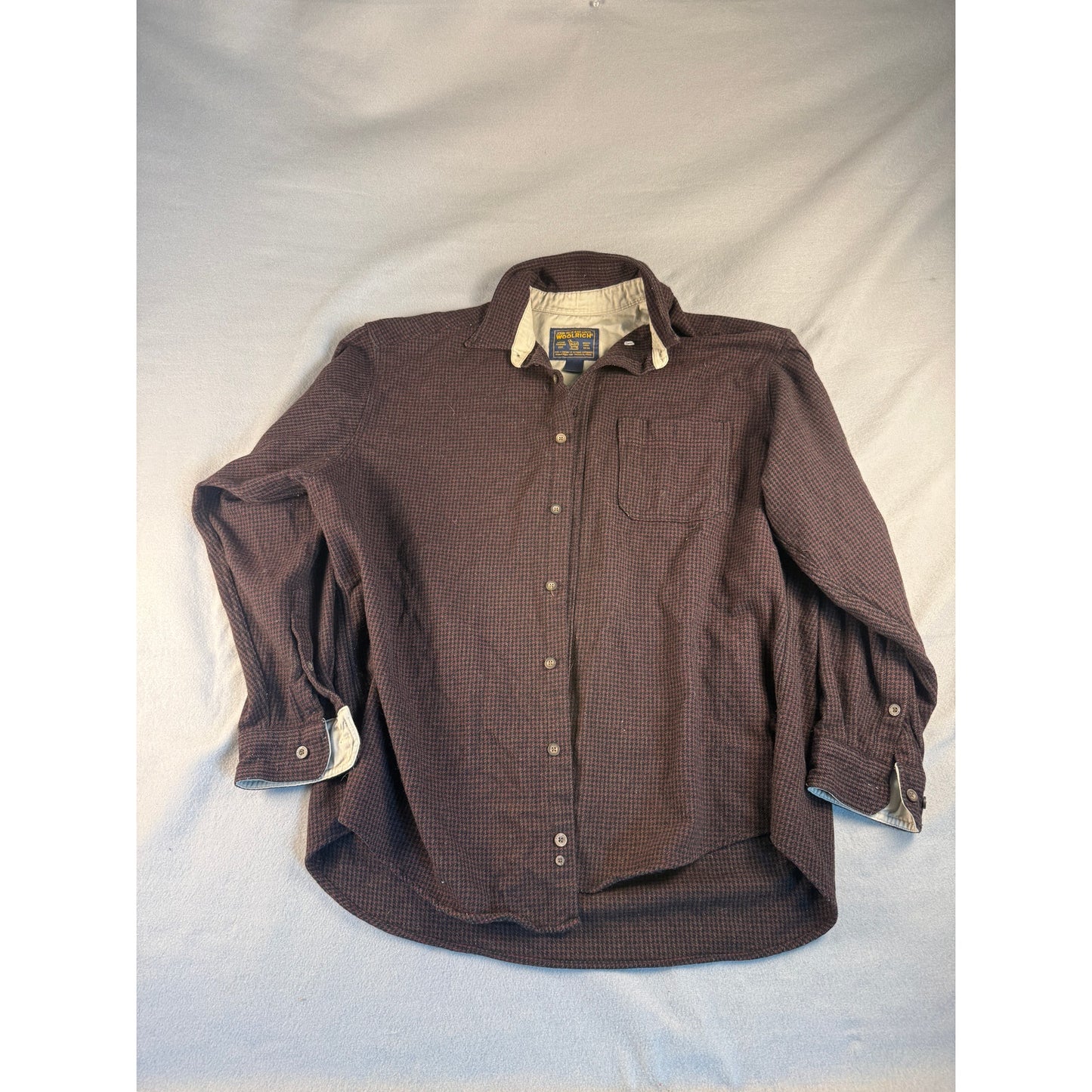 Woolrich Flannel Houndstooth Shirt - XL