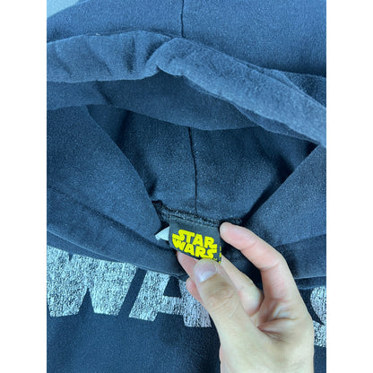Vintage Black Star Wars hoodie - L