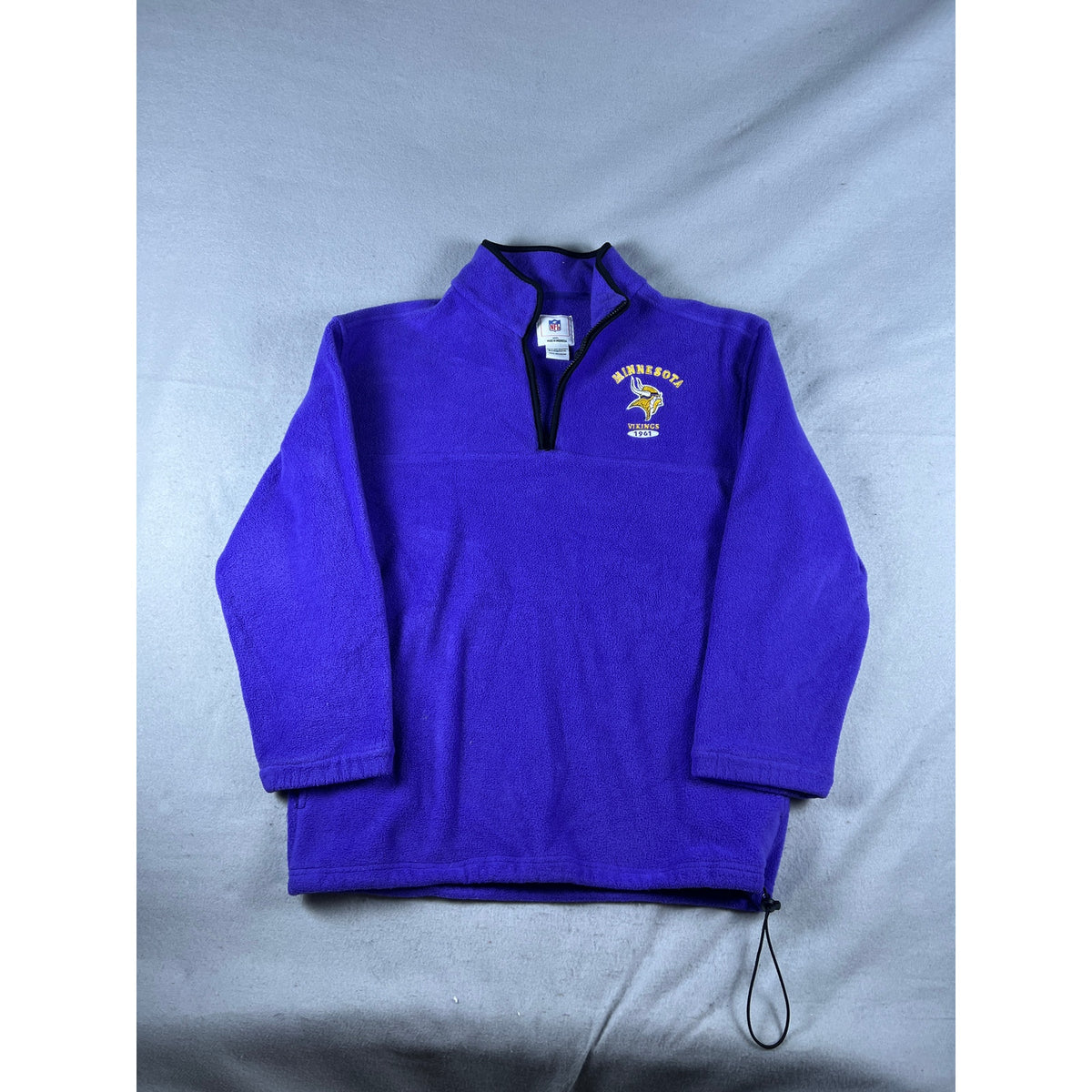 Vintage Minnesota Vikings Fleece Sweatshirt Jacket - L