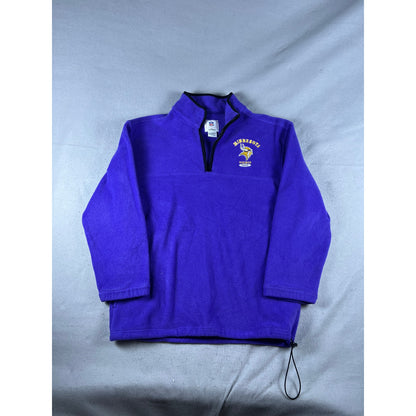 Vintage Minnesota Vikings Fleece Sweatshirt Jacket - L