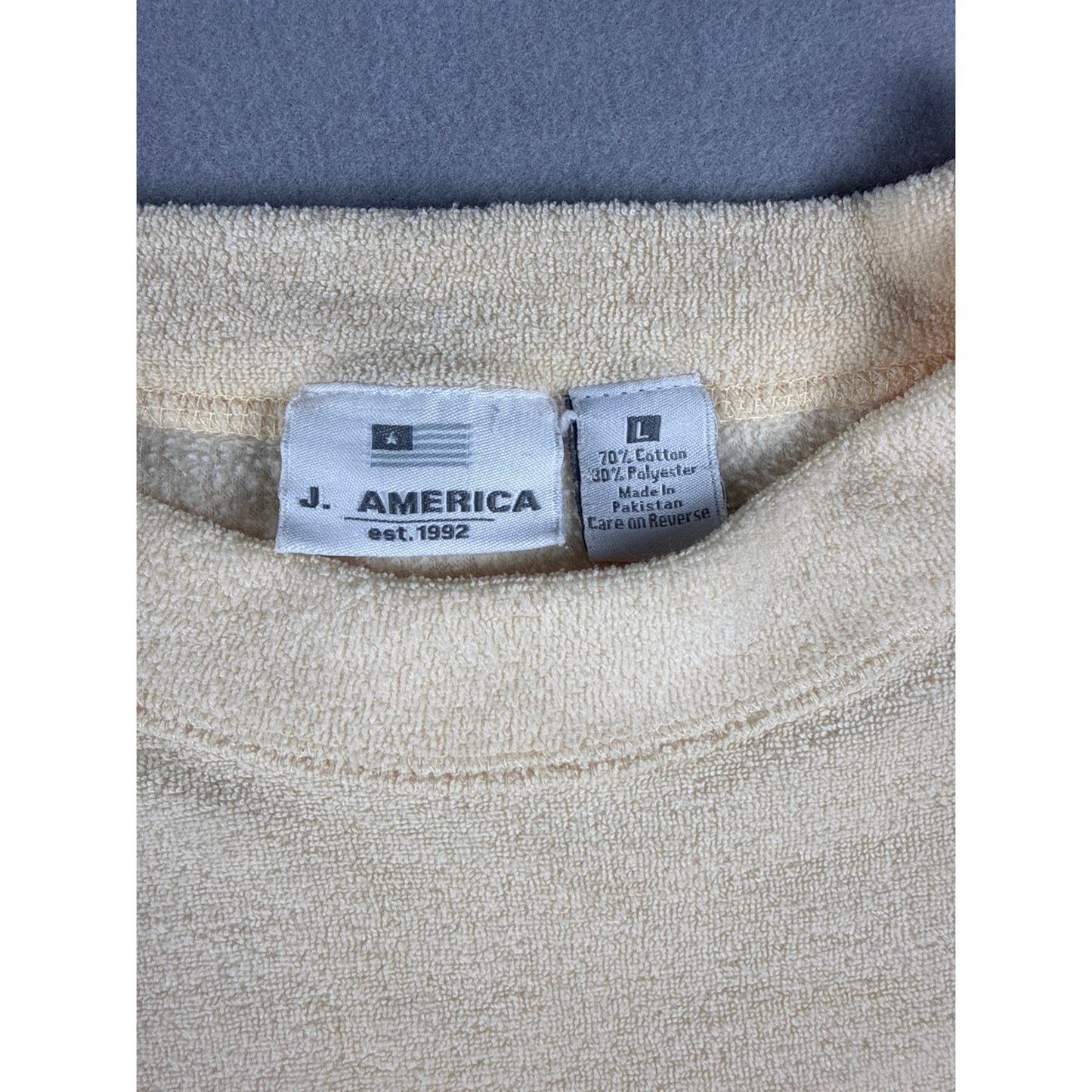 J America Spellout Sweatshirt - L