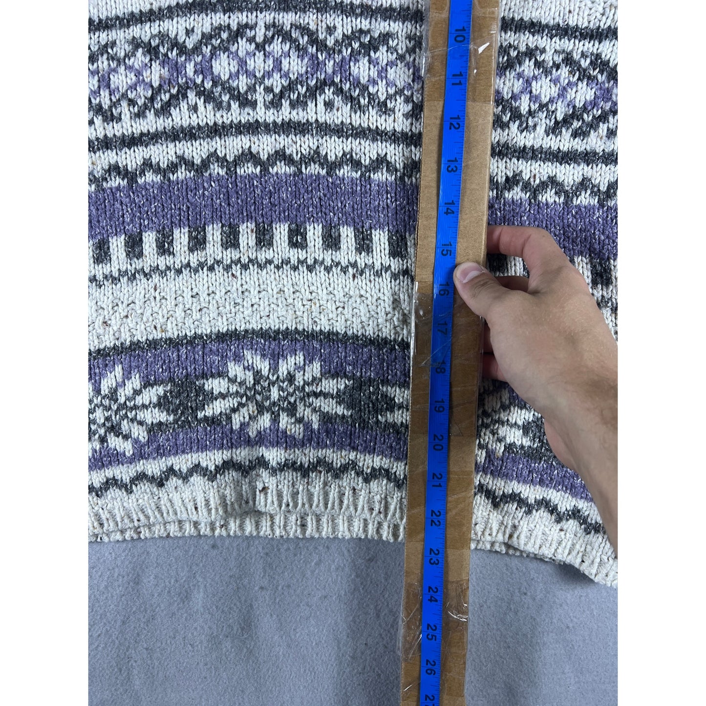 Vintage St John's Bay Fair Isle Nordic Sweater - L