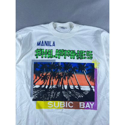 Vintage Manila Philippines Subic Bay T-Shirt - L