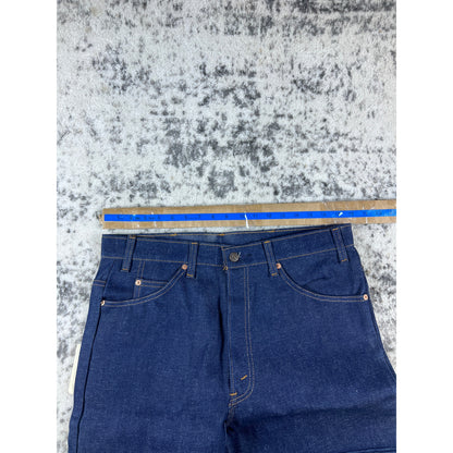 VTG 1981 Levi's 517-0217 Saddleman 36x33 Denim Jeans Boot Cut Bell Bottom USA