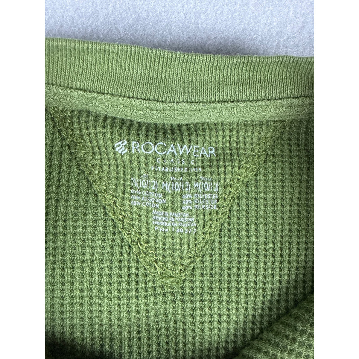 Rocawear Henley Thermal Shirt Youth - M