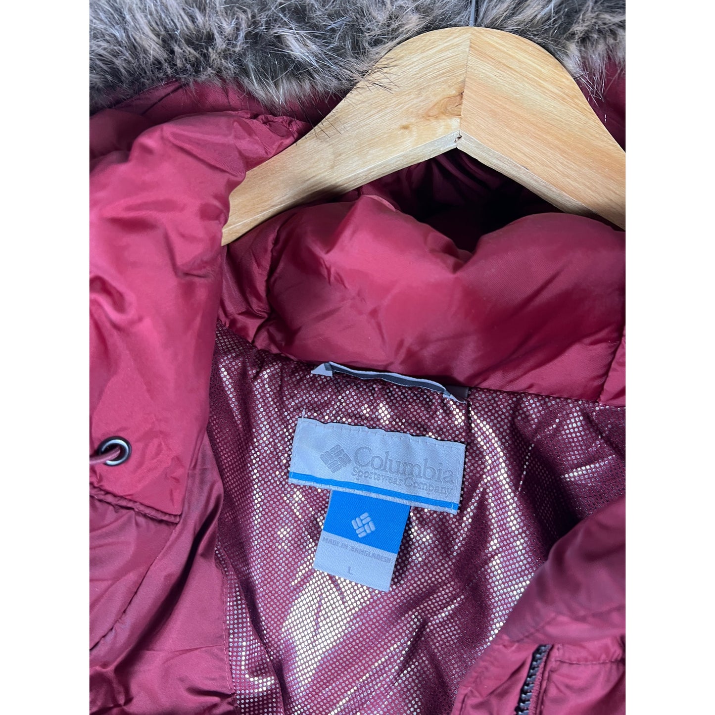 Columbia Faux Fur Sparks Lake Jacket Womens - L