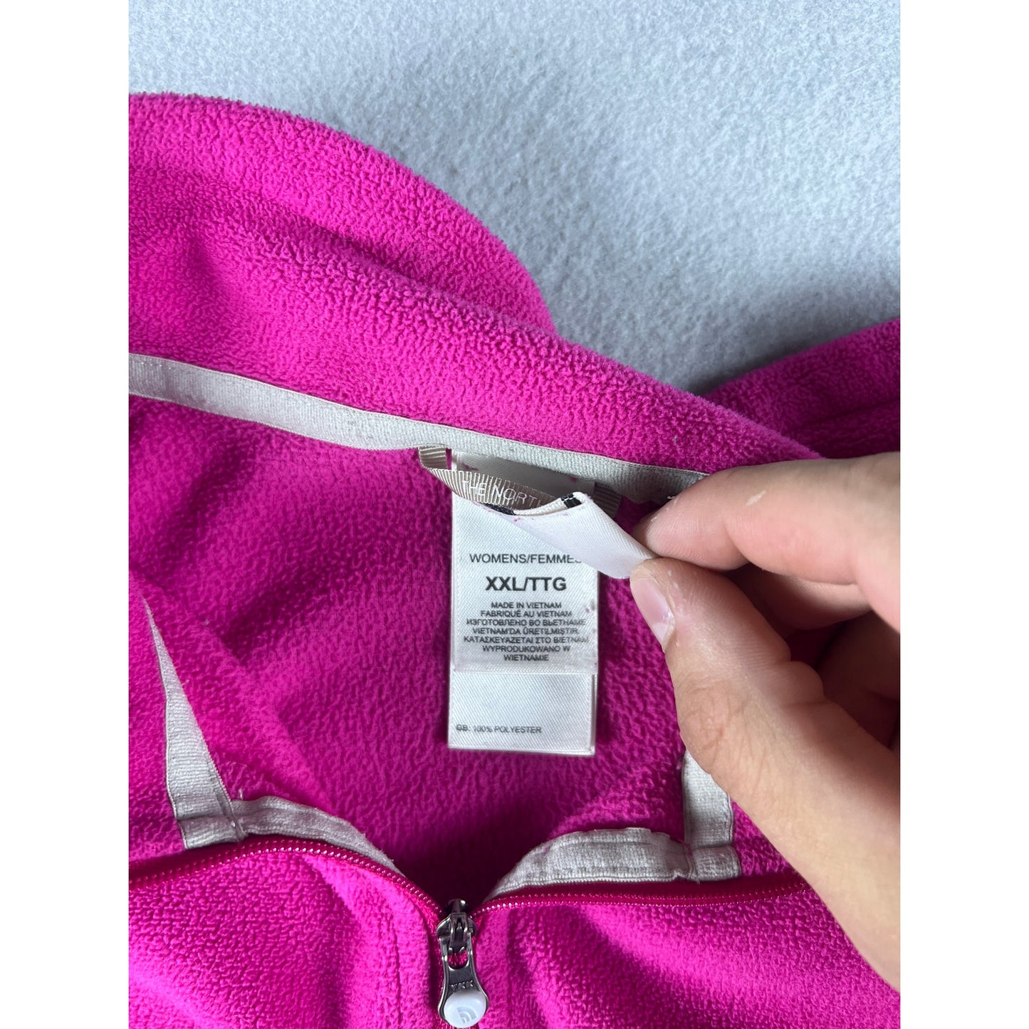 The North Face 1/4 Zip Fleece Jacket Womens - 2XL