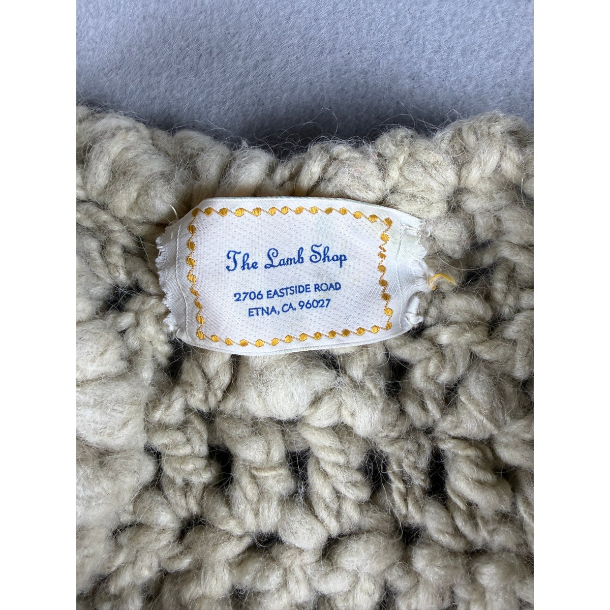 The Lamb Shop Chunky Knit Vest