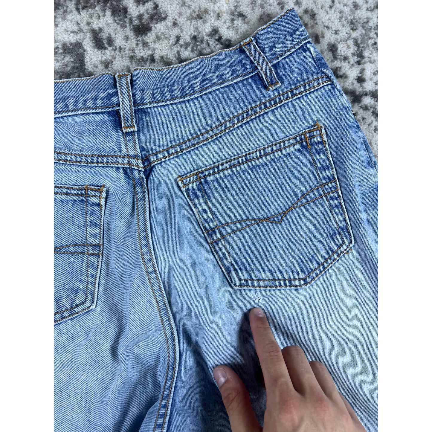 Vintage High Rise Denim Shorts Womens - 28