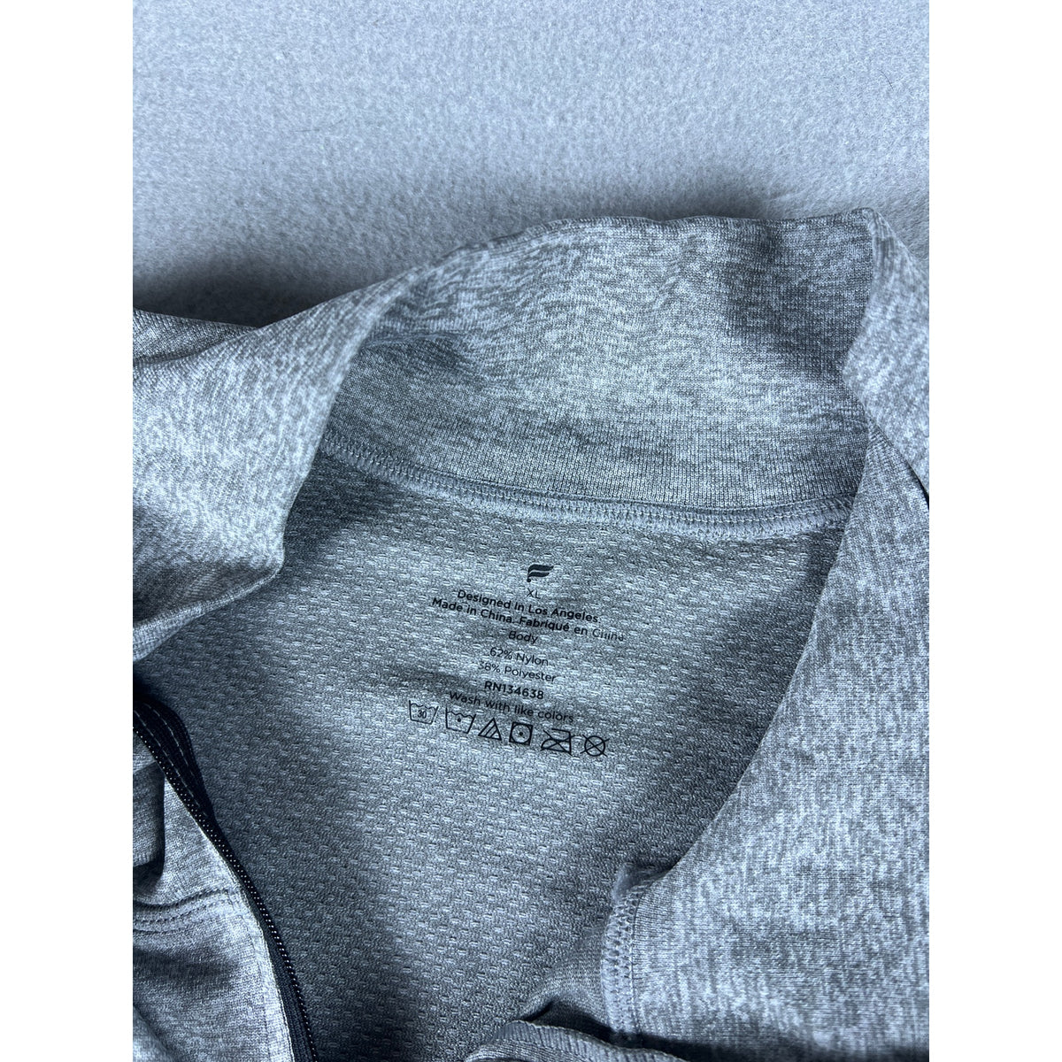 Fabletics Training Day 1/4 Zip Top - XL