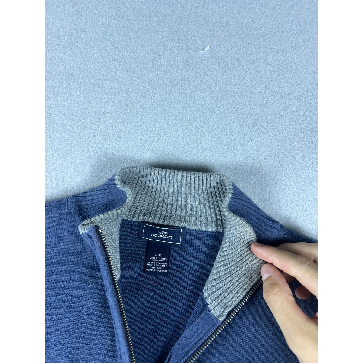 Dockers Striped Cardigan - L