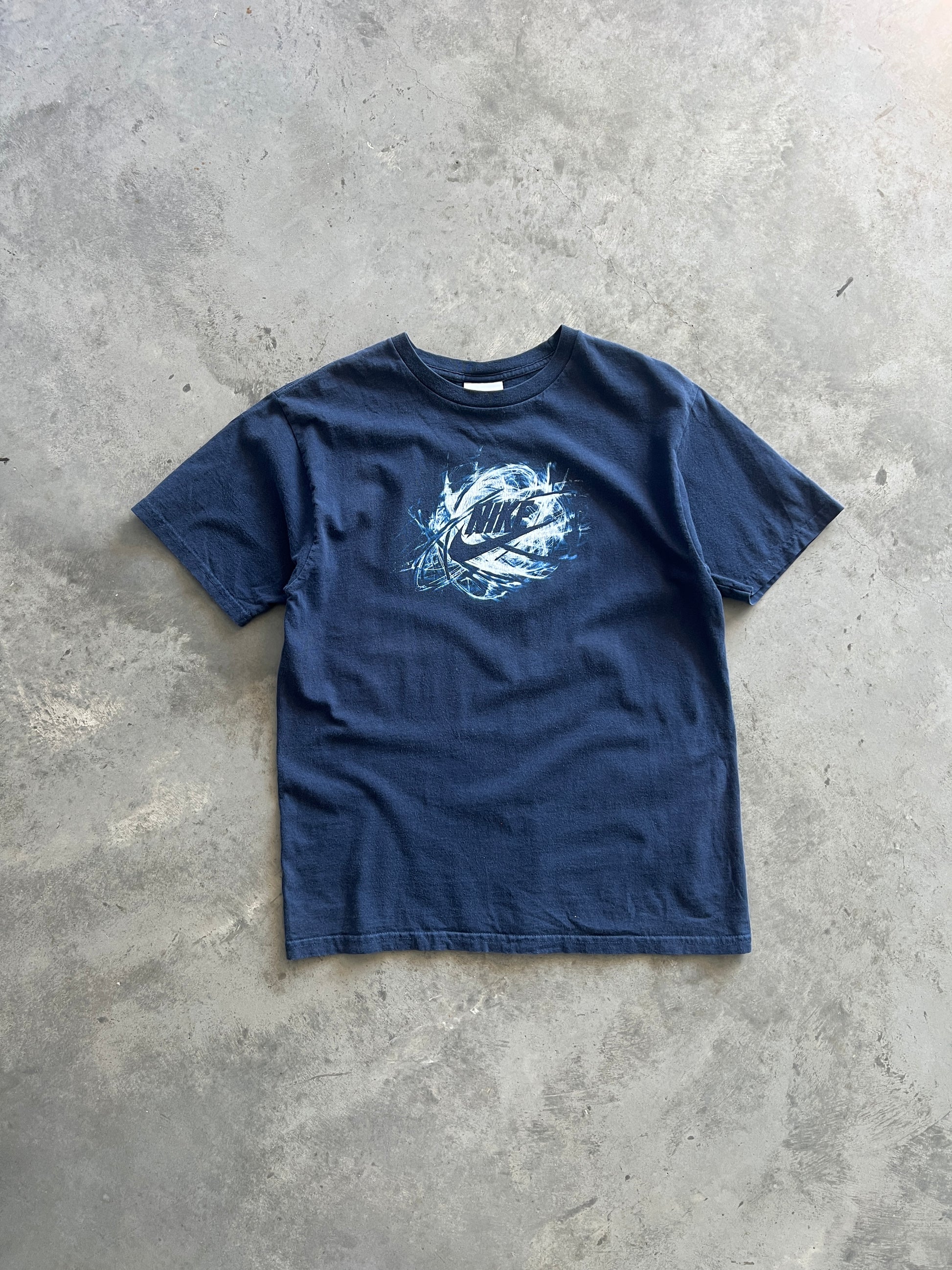 Vintage Navy Blue Nike Shirt - M