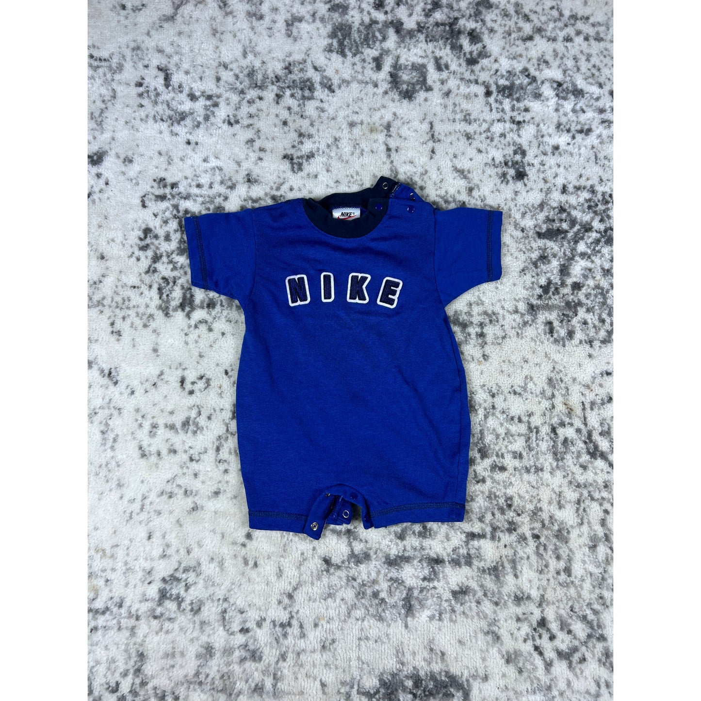 Vintage Nike Athletics 3-6m Outfit 100% cotton Navy Blue 90s