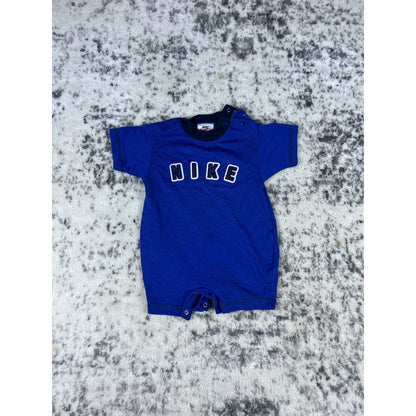 Vintage Nike Athletics 3-6m Outfit 100% cotton Navy Blue 90s