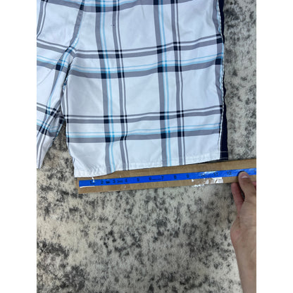 Ocean Pacific Mens Plaid Board Shorts - L