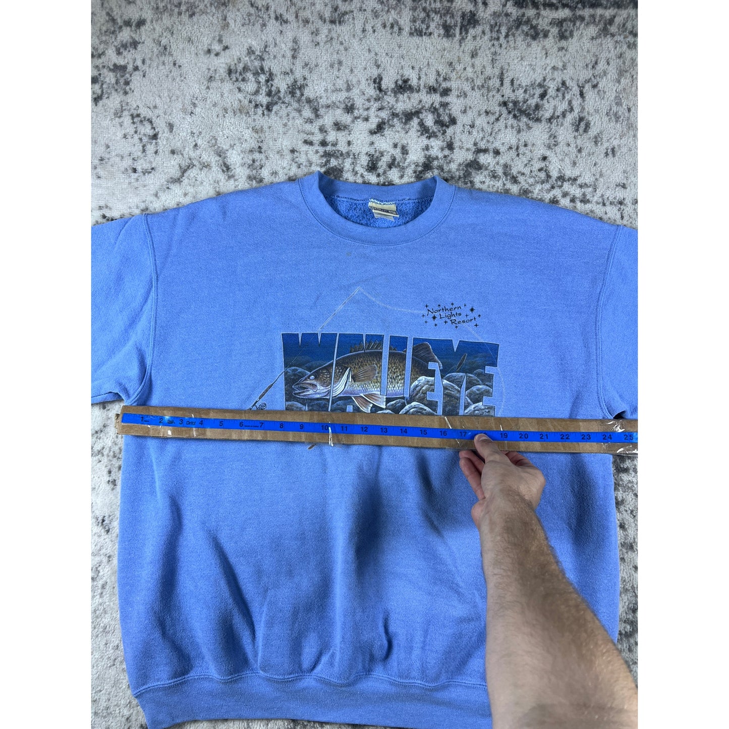 Vintage 90s Fishing Sweatshirt - XL