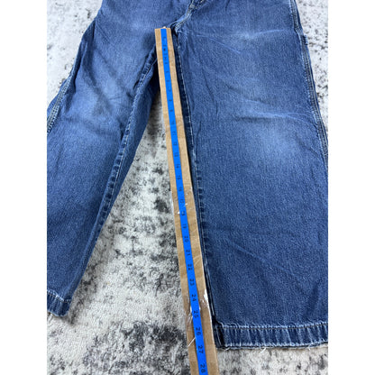 Vintage Arizona Carpenter Jeans Mens 32x27 Blue Baggy Skate Denim Workwear Y2K