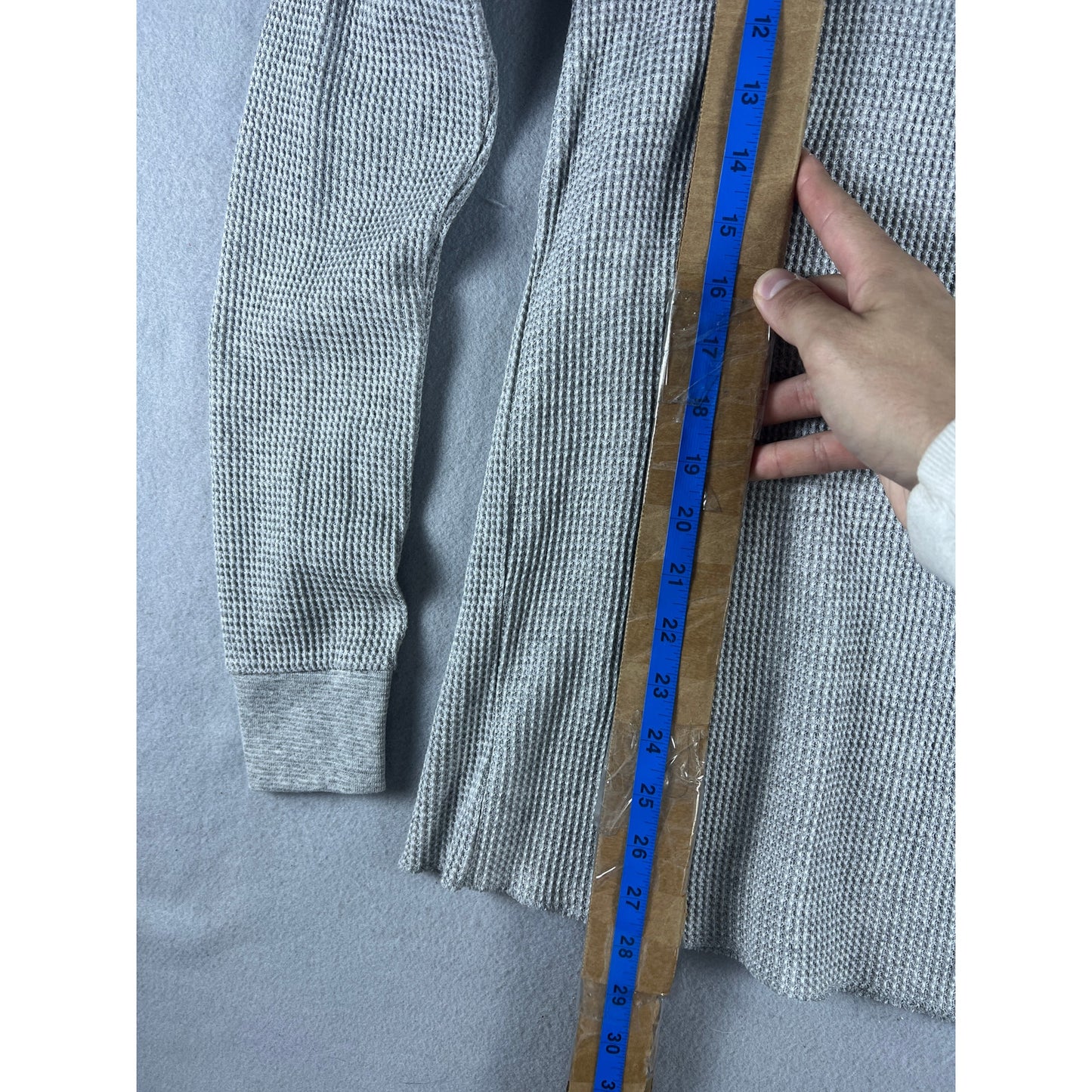 Fruit of the Loom Thermal Waffle Knit Shirt - L