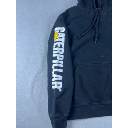 CAT Caterpillar Fleece Hoodie Sweatshirt - L