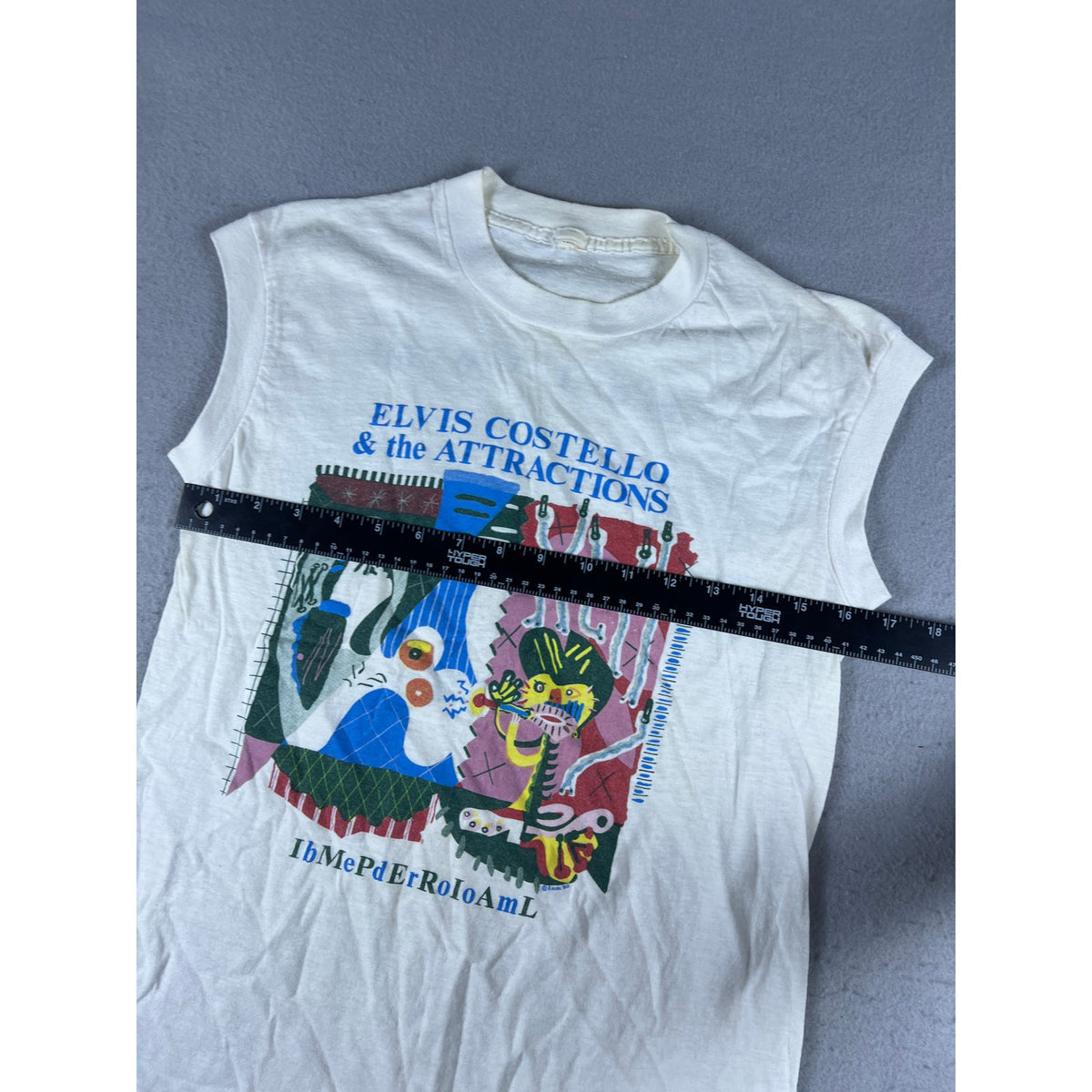 Vintage Elvis Costello USA Tour 1982 Tank Top - XS