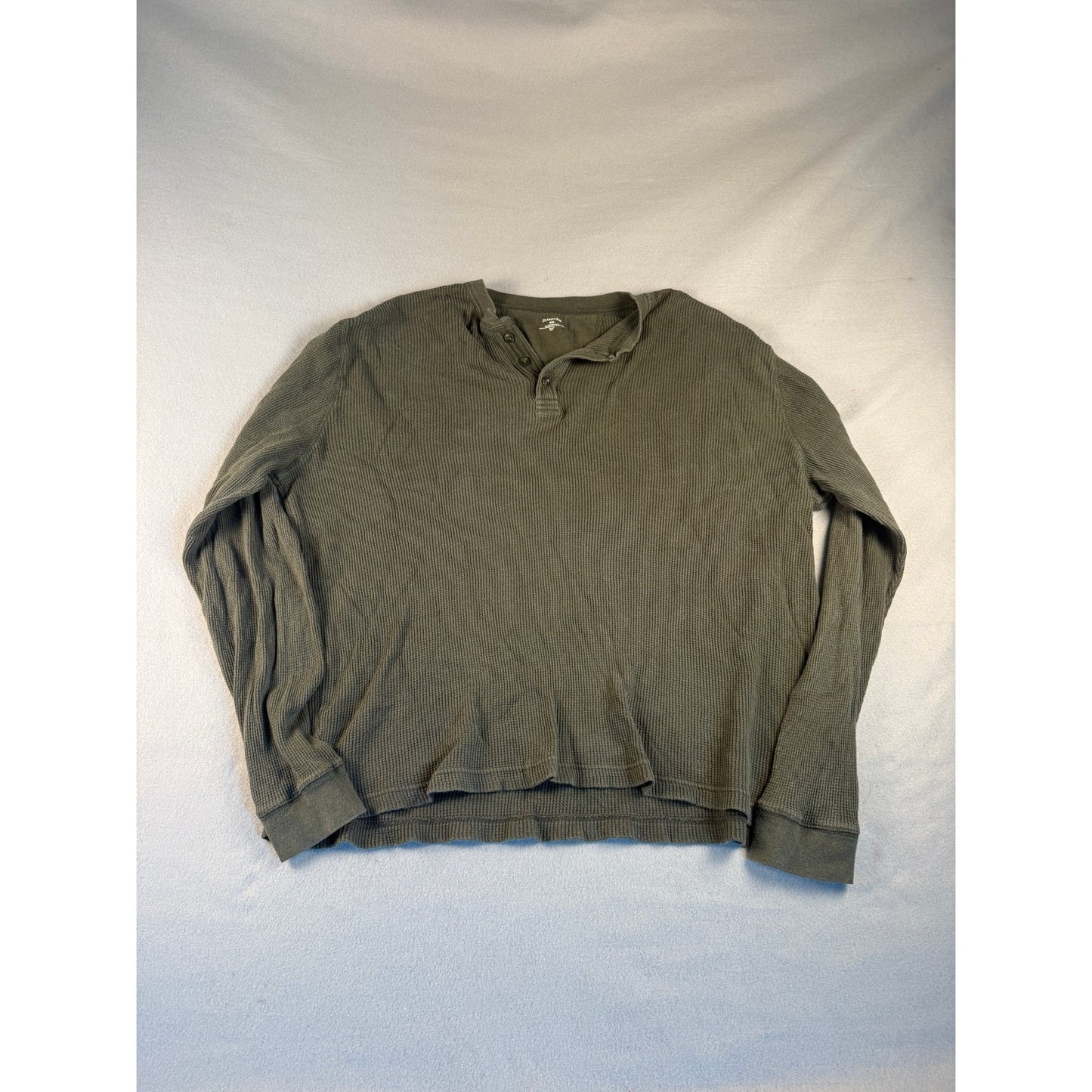 St John's Bay Henley Thermal Shirt - M
