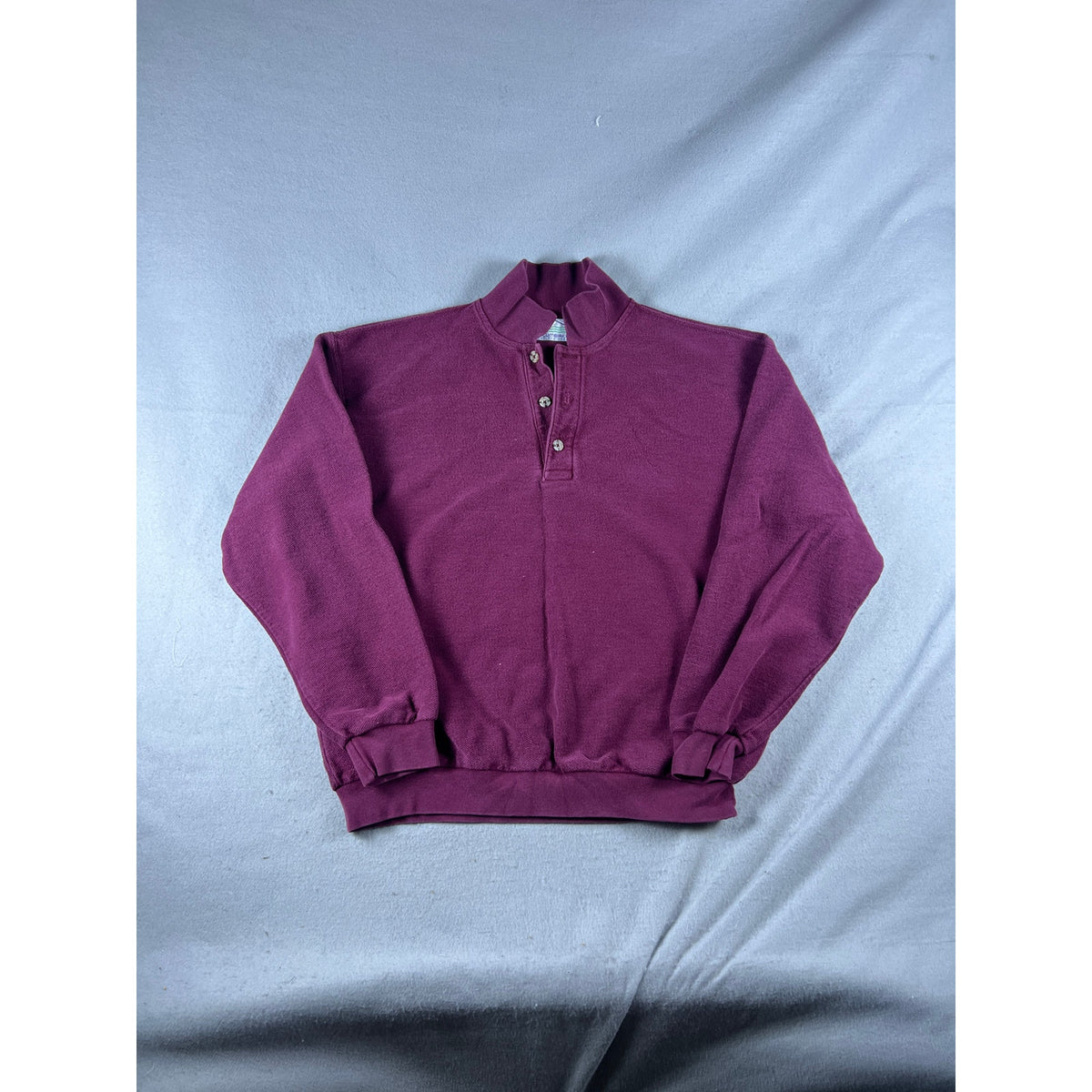 Vintage Columbiaknit Henley Sweatshirt - L
