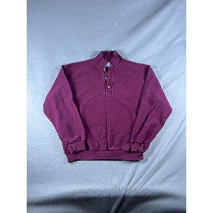 Vintage Columbiaknit Henley Sweatshirt - L