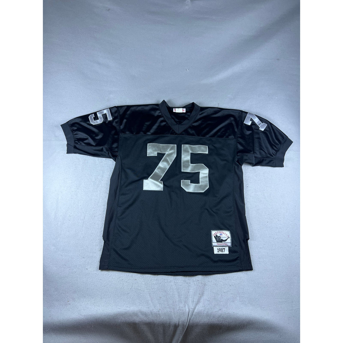 Vintage Mitchell & Ness Football Jersey Men 50 Las Vegas Raiders Howie Long 1987