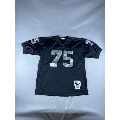 Vintage Mitchell & Ness Football Jersey Men 50 Las Vegas Raiders Howie Long 1987