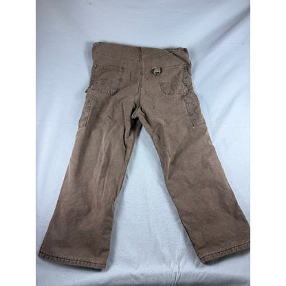 Carhartt Washed Canvas Duck Insulated Bib Overall - 40x30