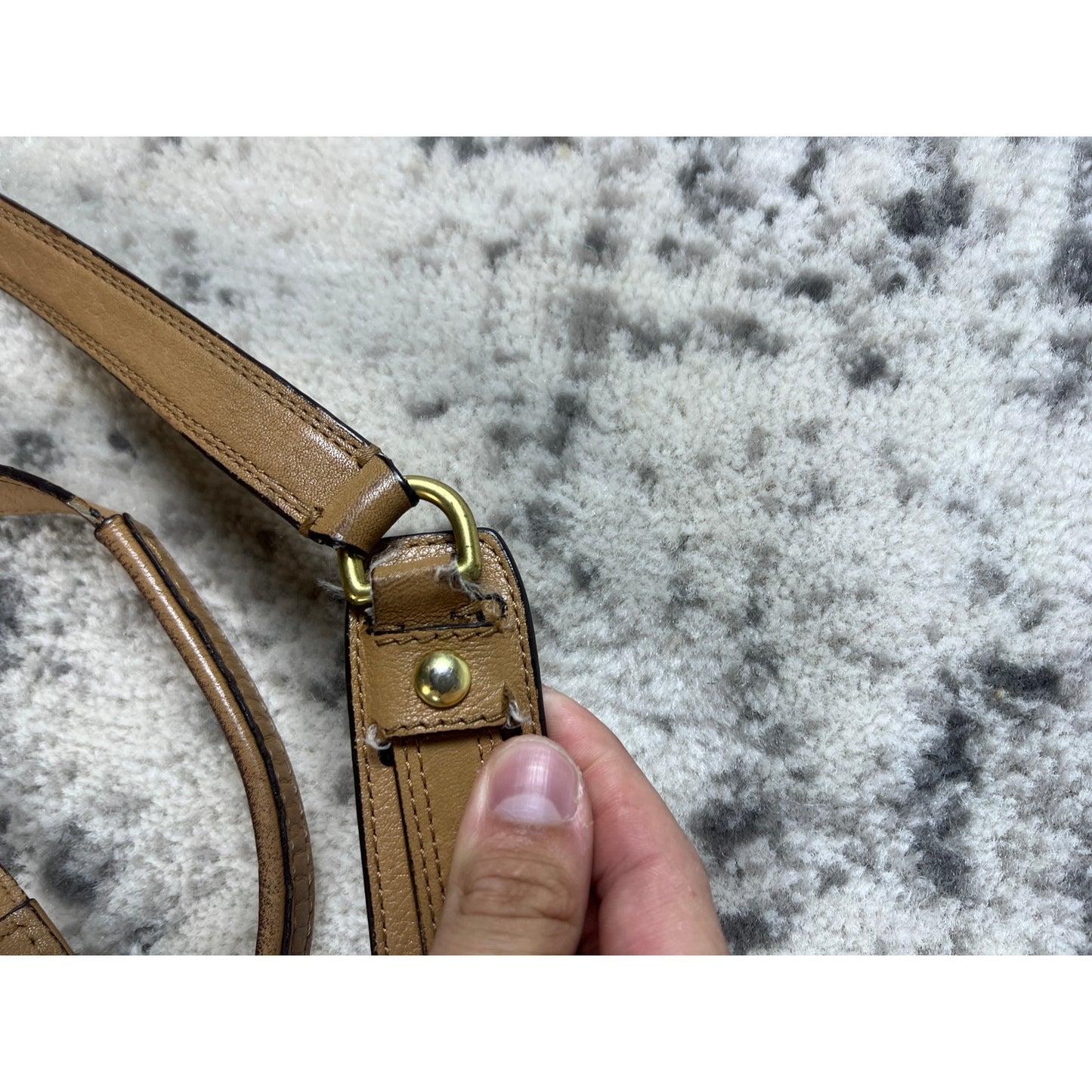 Vintage Coach Tan Satchel/Top Handle Bag