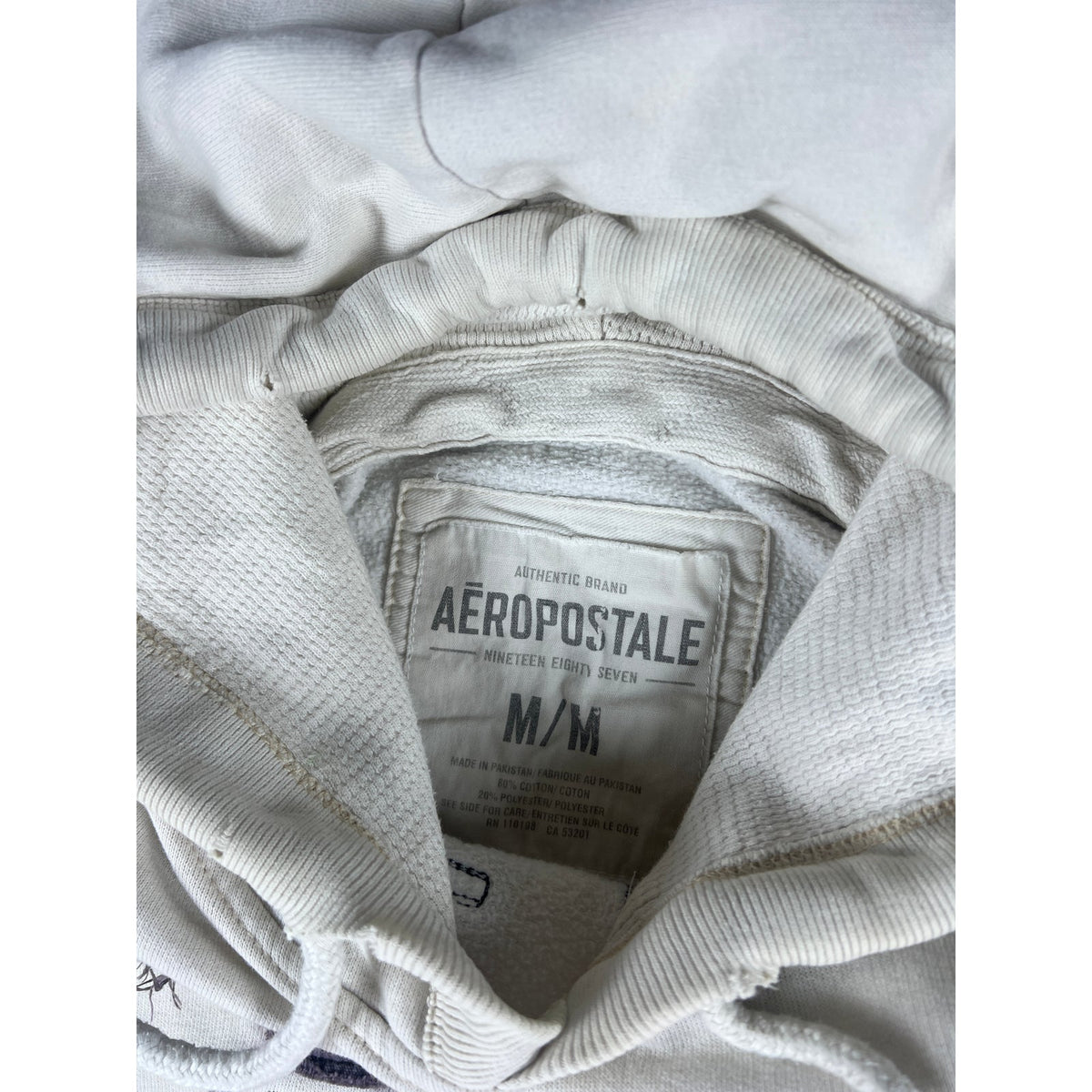 Aeropostale Distressed Grunge Hoodie - M