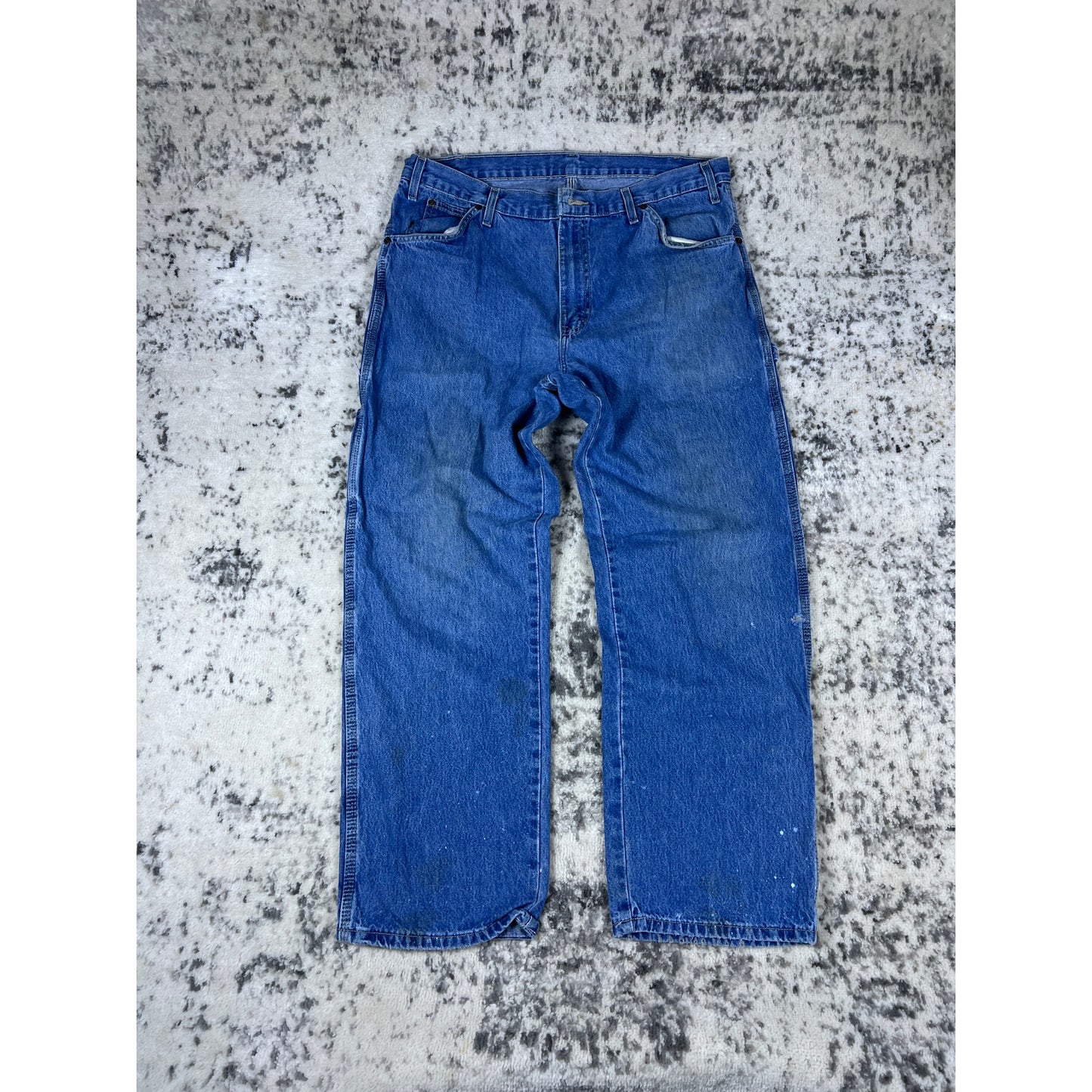VTG DICKIE CARPENTER Jeans Mens 36x30 Wide Leg Baggy 90s