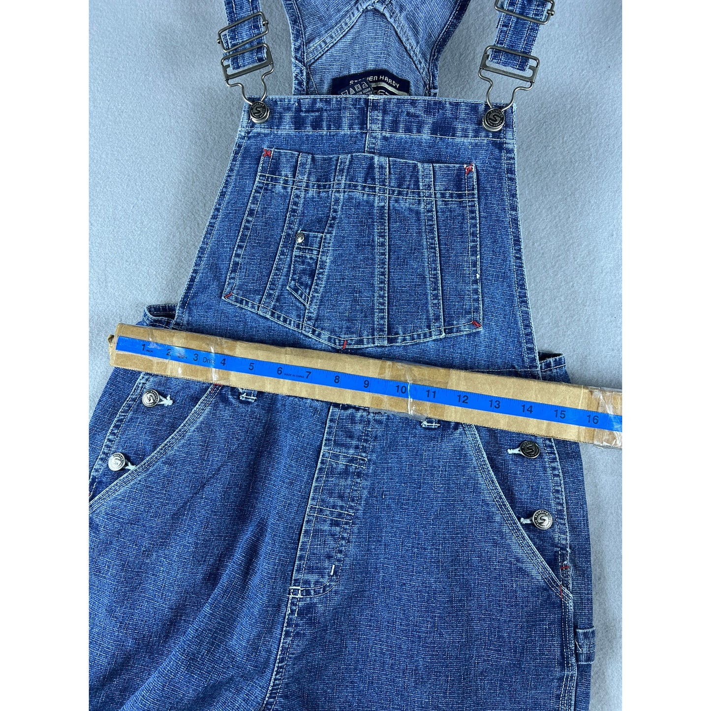 Vintage Stephen Hardy Squeeze Denim Overalls Womens - M