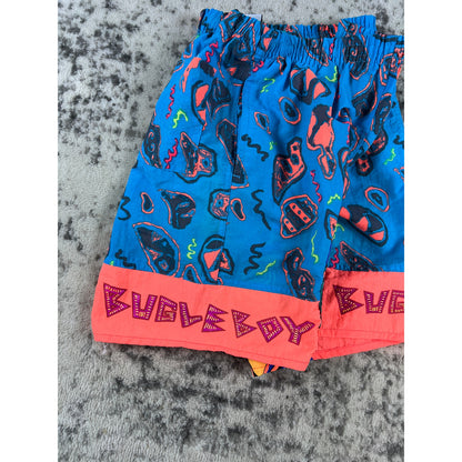 Bugle Boy Kids Geo-Pattern Swim Trunks - L