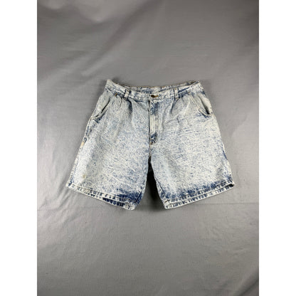 Vintage Bristol Blues Acid Wash Denim Shorts - 36