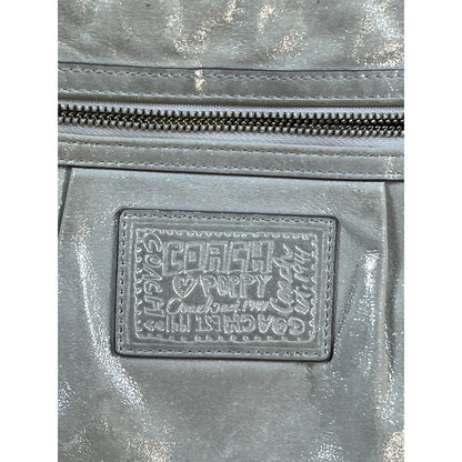 Vintage Coach Poppy White Pearl Shoulder Bag