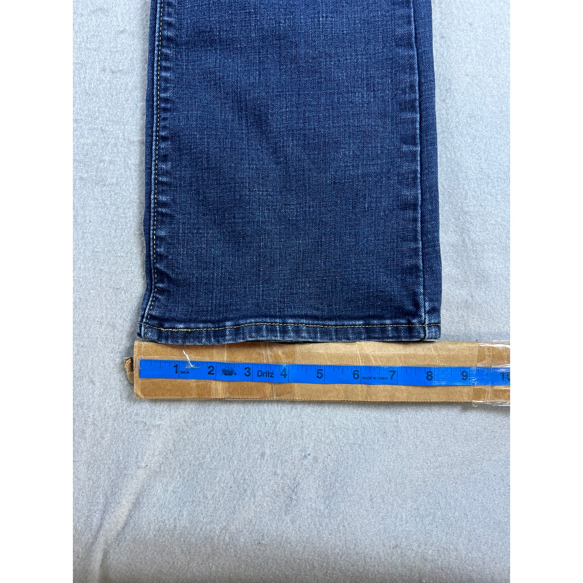 Levi's Classic Bootcut Dark Wash Distressed Jeans - 10