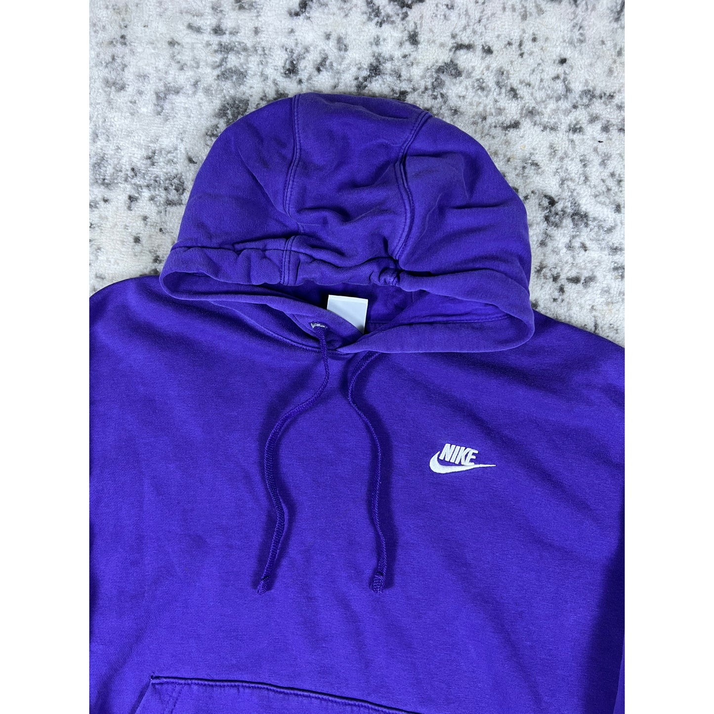 Vintage Purple Nike Spellout Hoodie - M