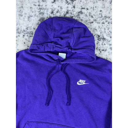 Vintage Purple Nike Spellout Hoodie - M