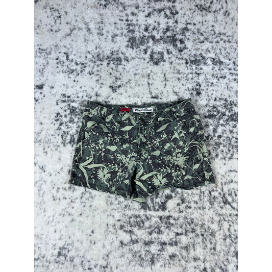 Paris Blues Floral Print  Low Rise Shorts - 5