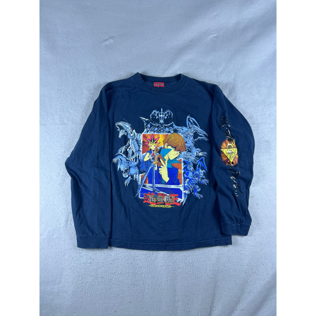 Vintage Y2K Yu-Gi-Oh! Yugi Kaiba King of Games T Shirt Youth - M