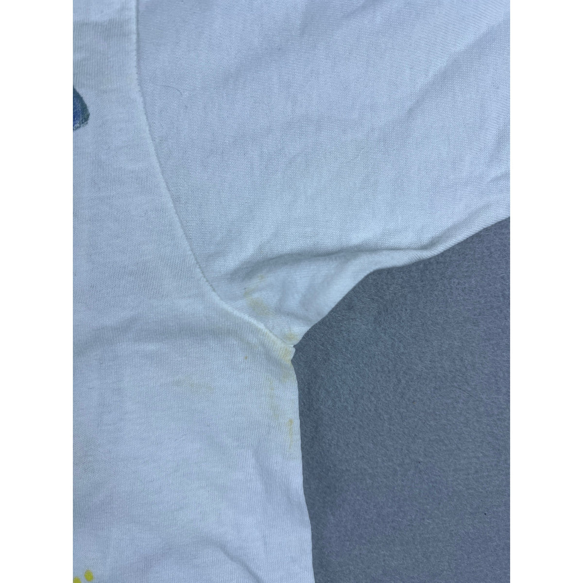 Vintage 90s Hand Painted Floral T-Shirt - L