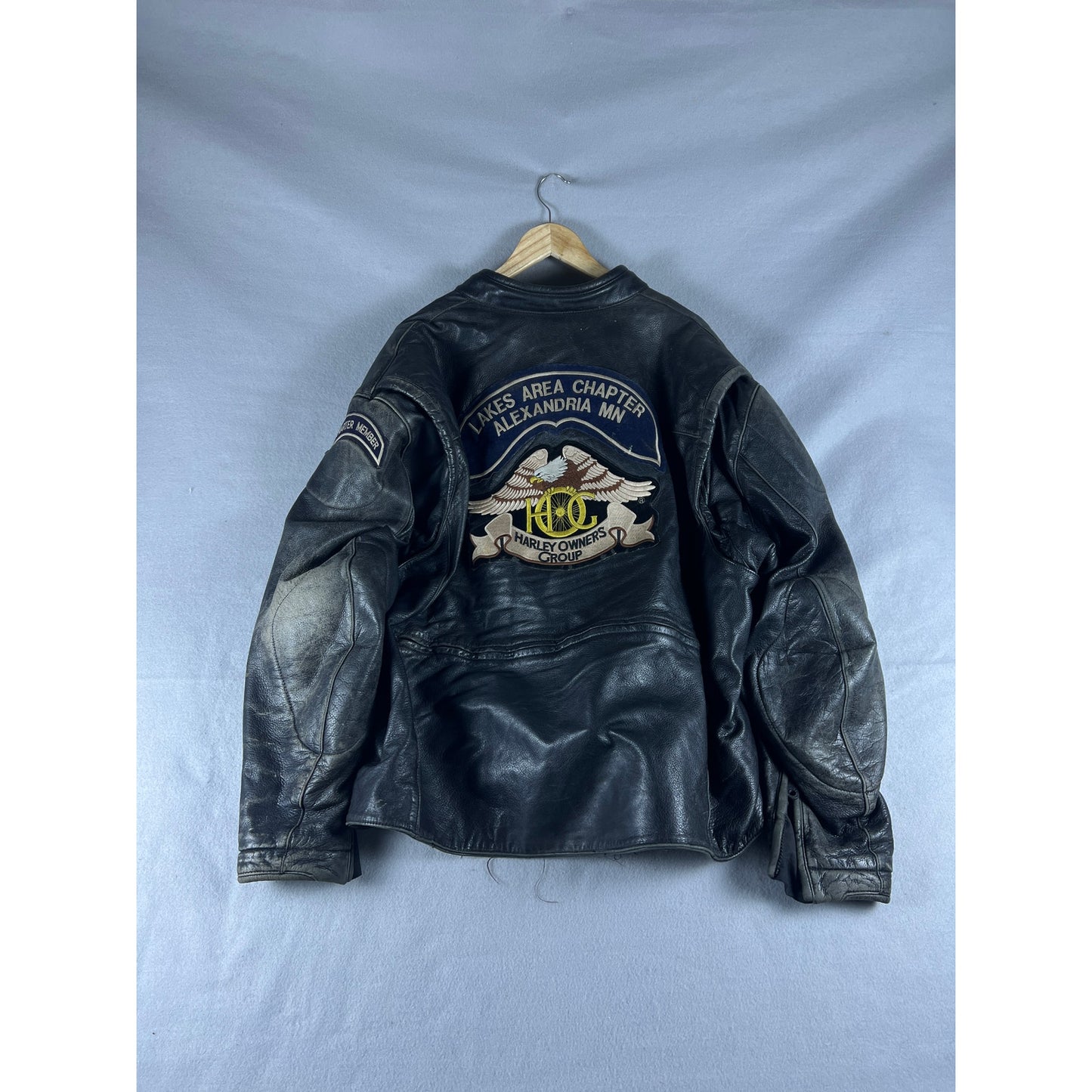 Vintage Harley Davidson Leather Biker Jacket - 3XL