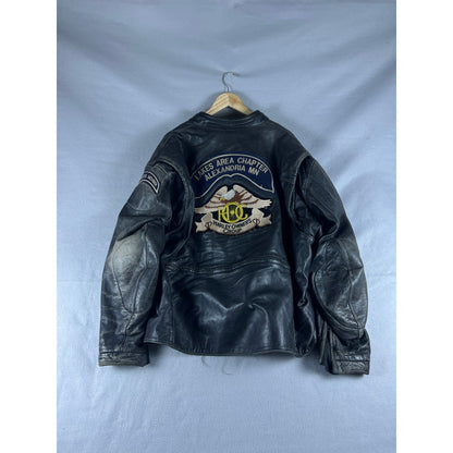 Vintage Harley Davidson Leather Biker Jacket - 3XL
