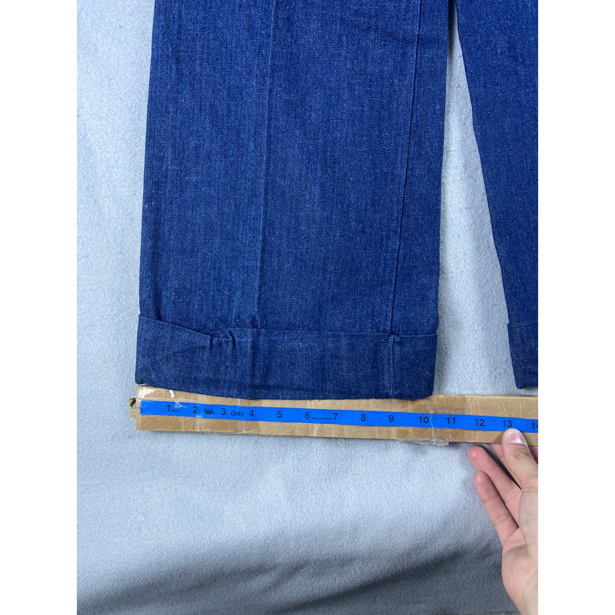 Vintage 70s Wide Leg Denim Jeans - 24x29