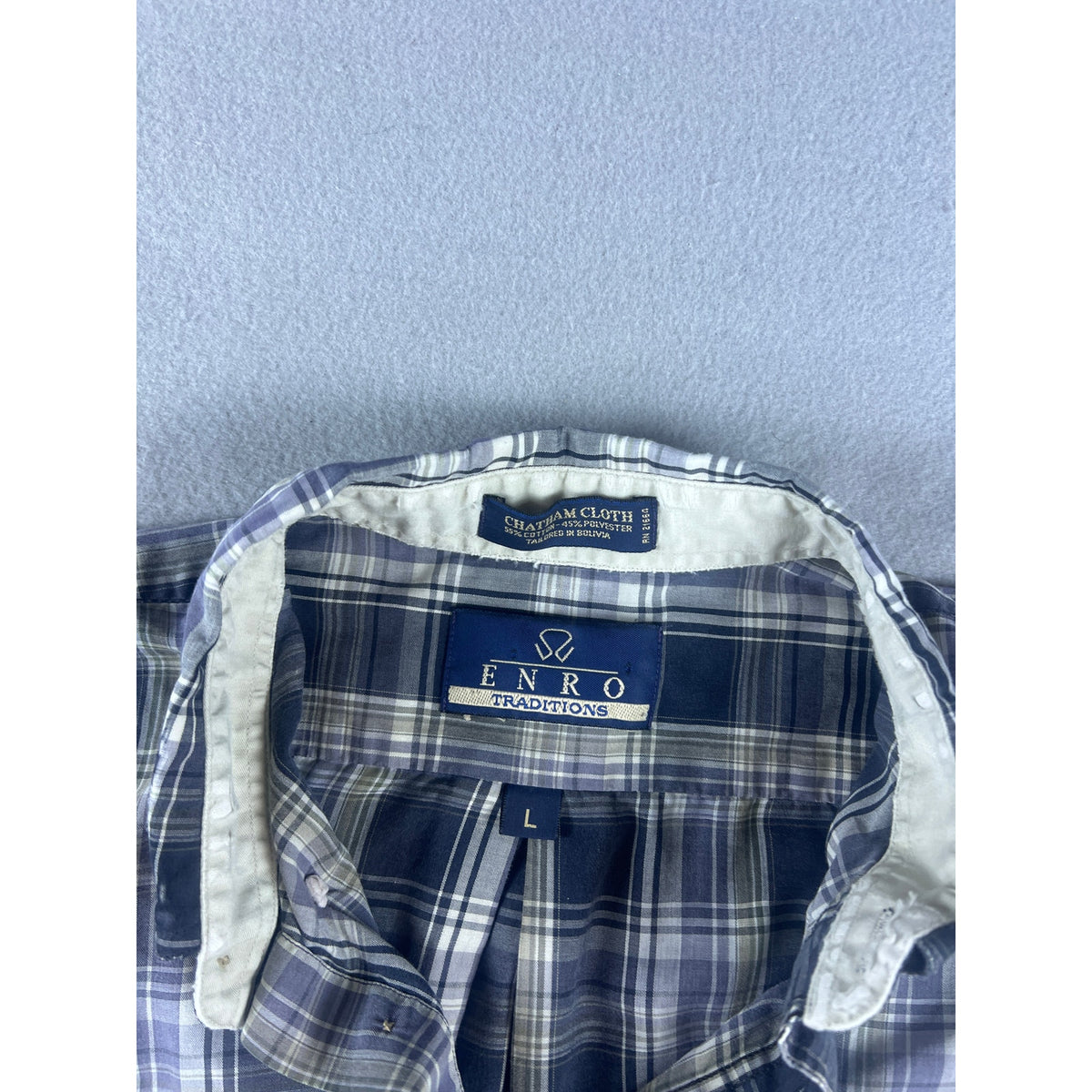 Enro Traditions Plaid Shirt - L
