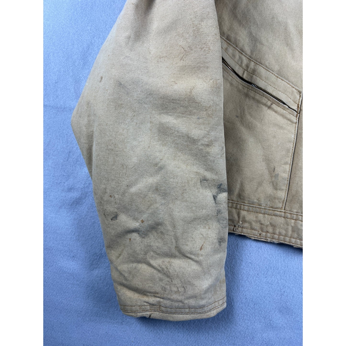 Vintage Berco Duck Canvas Work Jacket - L Tan
